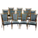 Set Of Twelve Dining Chairs By Dale Ford For John Widdicomb