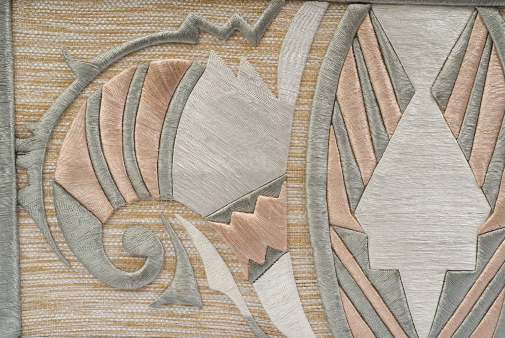Tapisserie Don Freedman Revival Deco des années 1980