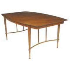 Bert England Walnut & Brass Dining Table 1