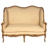 Yale Burge Reproductions Louis XV Wing Back Settee
