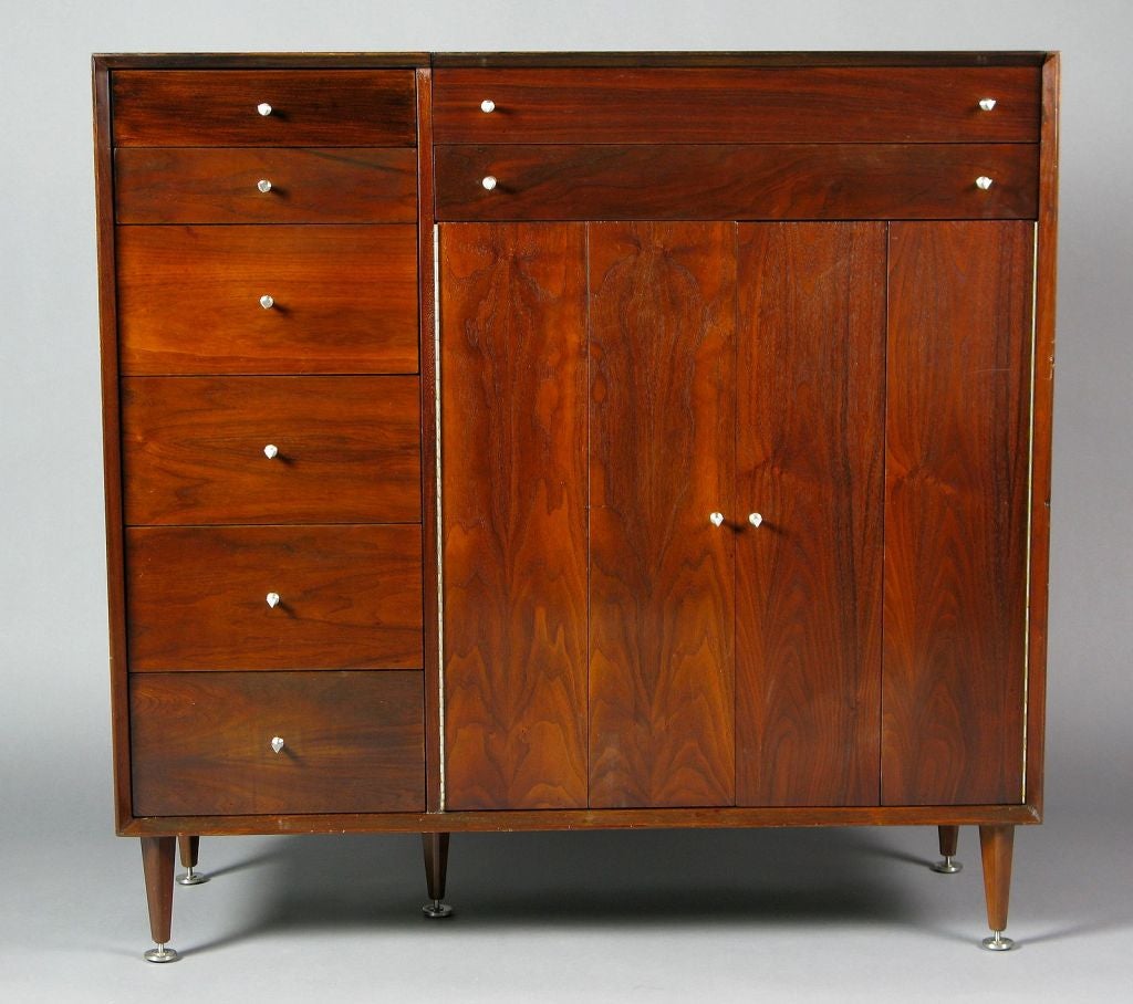 Grosfeld House Rosewood & Walnut Gentleman's Chest