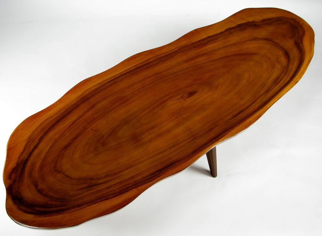 one piece wood coffee table