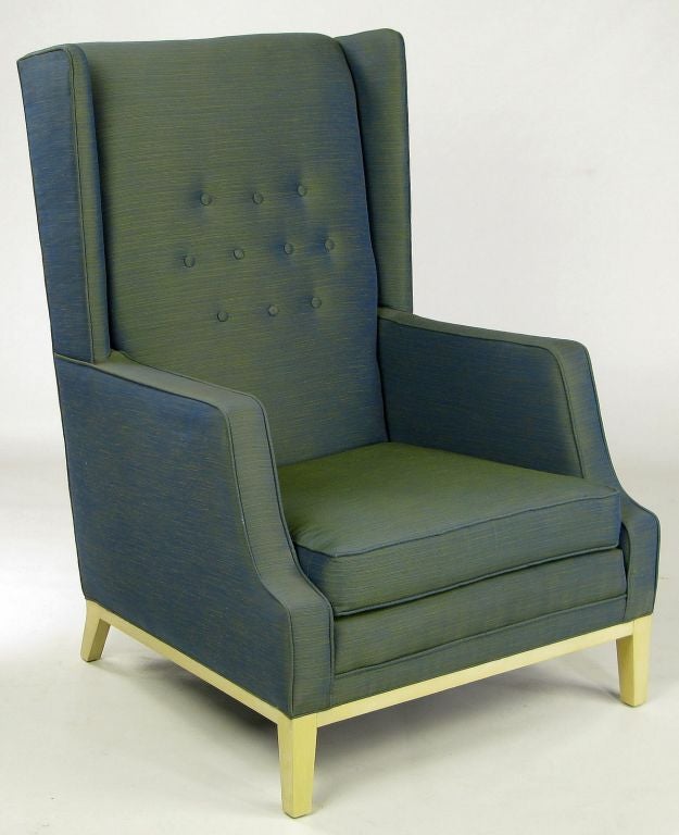 American 1940s Modern Wing Chair By Marden Chicago