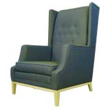 1940s Modern Wing Chair By Marden Chicago