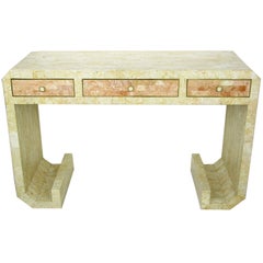 Tessellated Fossil Stone & Marble Dressing Table