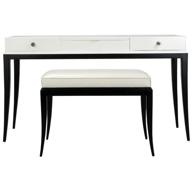 Tommi Parzinger Vanity & Bench