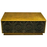 Retro Phyllis Morris Gilt And Bronze Finish Low Cabinet/Table