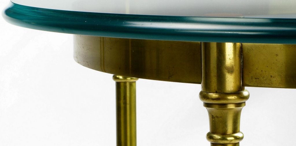 Pair Of LaBarge Brass End Tables With Hoofed Feet 3