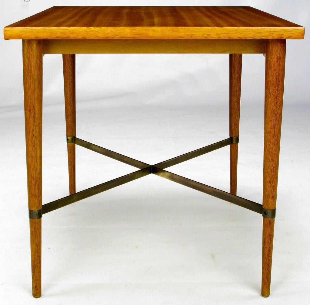 20th Century Pair Paul McCobb Connoisseur Collection Mahogany End Tables