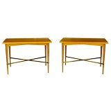 Used Pair Paul McCobb Connoisseur Collection Mahogany End Tables