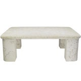 Solid Fossil Stone Coffee Table
