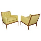 Pair T.H. Robsjohn-Gibbings Club Chairs Pair T.H. Robsjohn-Gibbings Club Chairs
