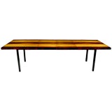 Parquetry Dining Table By Milo Baughman