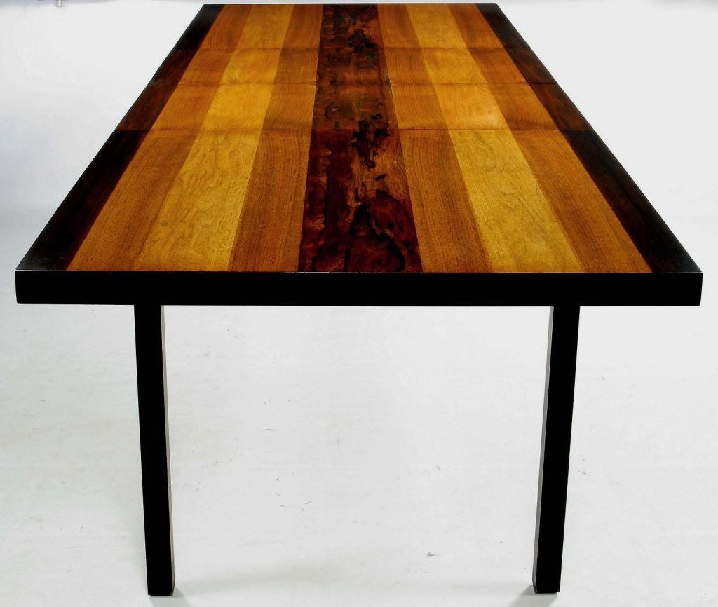 Parquetry Dining Table By Milo Baughman 1