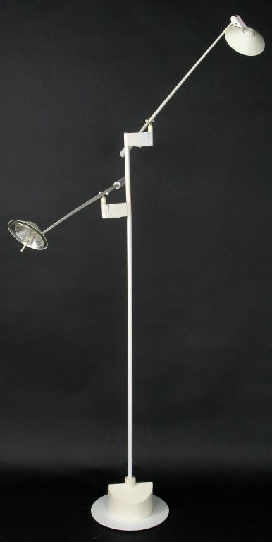 20th Century Post Modern Two Arm Floor Lamp By Kovacs