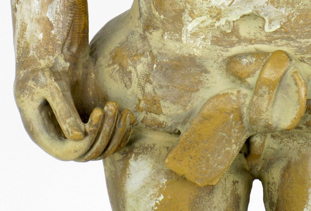 Mayan Figural Statue Of Glazed Terra Cotta 4