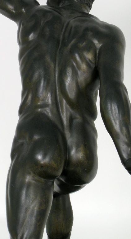 Very Fine Bronze Sculpture Depicting An Ancient Greek Athlete 3