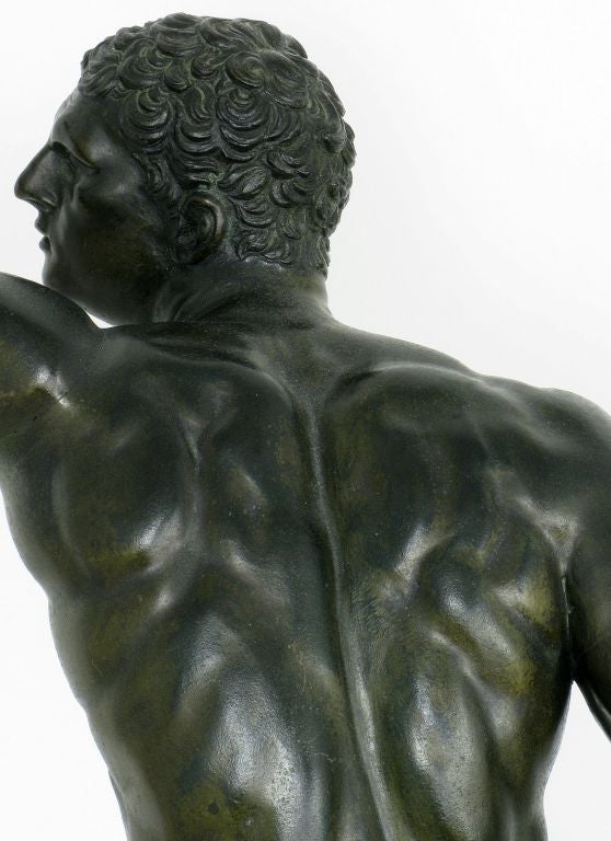 Very Fine Bronze Sculpture Depicting An Ancient Greek Athlete 2