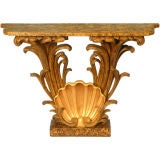Grosfeld House Shell Console Table In Oil Drop Lacquer
