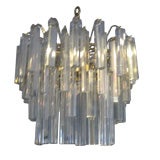 4 Tier Murano Chandelier