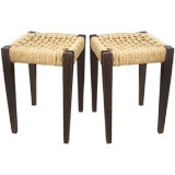 Pair of Stools by Audoux-Minet