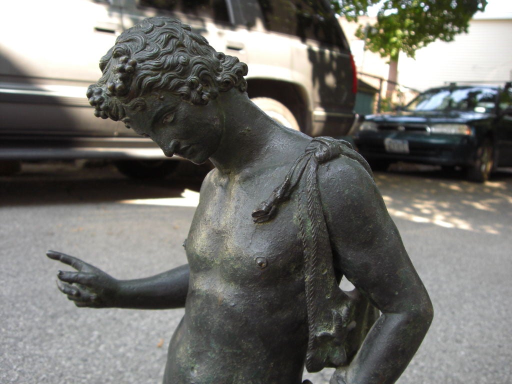 Grand tour bronze of Narcissus