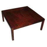 1970's rosewood  Danish coffee table by  Vejle-Stole