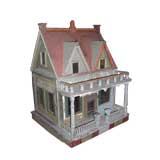 Antique 19th/early 20th century American folk Art dollhouse