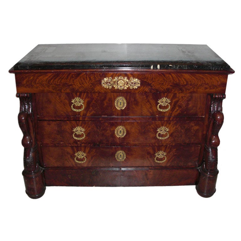 Great  Late Empire/early Restauration  French commode For Sale