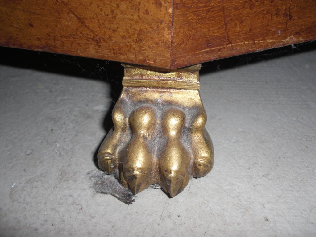 French Early 19th century torchere later made into a floor lamp