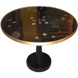 American 1950's  game table with mother of pearl inlay
