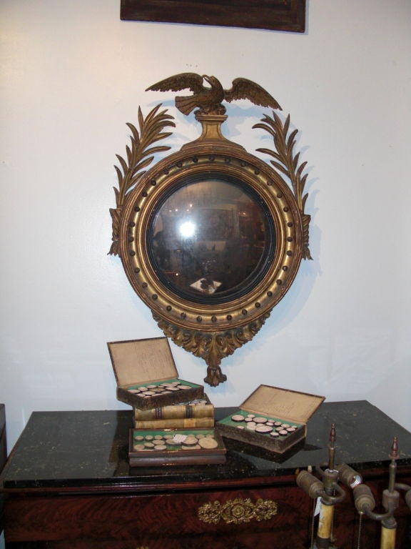 Unusual model convex or bull's eye mirror