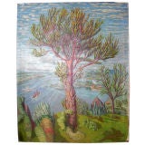 Large 1940
s Hudson River view by Stewart Mc Dermott