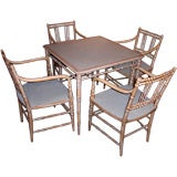 1950's faux-bamboo bridge set