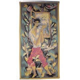 Aubusson tapestry signed GR Dazin circa 1950 Aubusson tapestry signed GR Dazin circa 1950