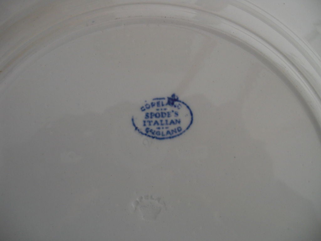 Porcelain Set of 10  Mid 19th cent. Copeland Spode Italian pattern plates