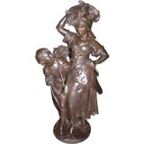 19th century French bronze by Mathurin Moreau