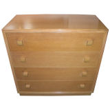 1940
s limed oak tall chest of drawers