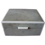 small English Shagreen and ivory box