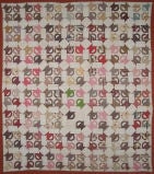 Antique quilt:  Pieced and Appliqued Baskets