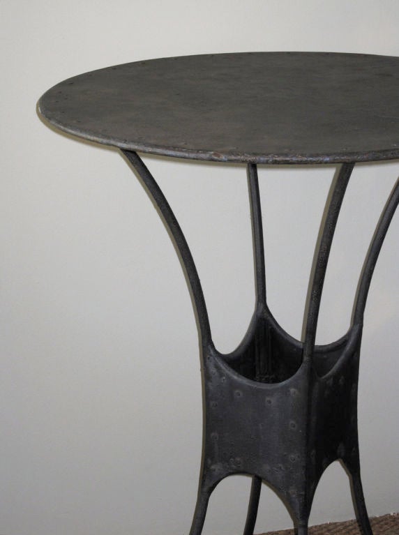 A Giacometti Style Iron Centre Table