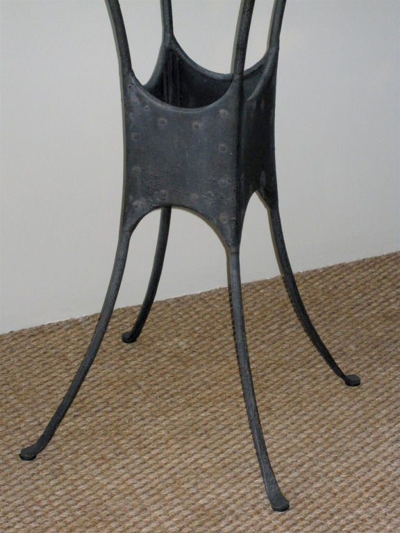A Giacometti Style Iron Centre Table In Excellent Condition In Austin, TX