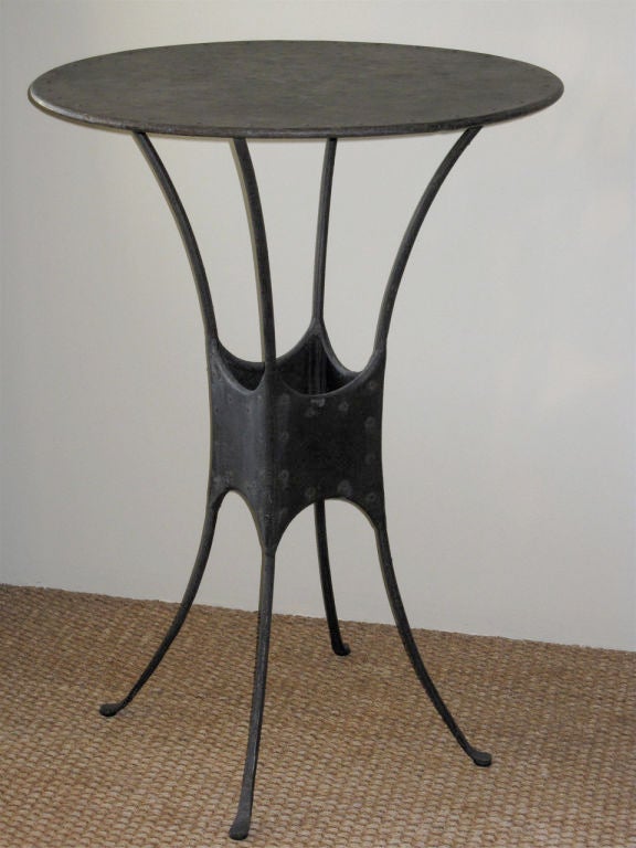 Mid-20th Century A Giacometti Style Iron Centre Table