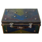 A Painted Metal Trunk