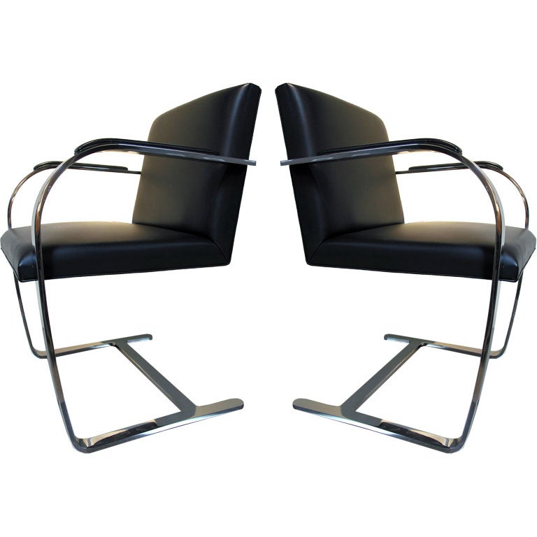 Pair of Mies van der Rohe, Brno Chairs