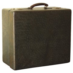 Ostrich Leather Travel Case