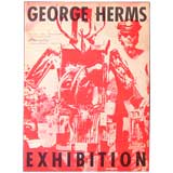 Retro Wallace Berman (1926 - 1976)  for George Herms Exhibition Poster