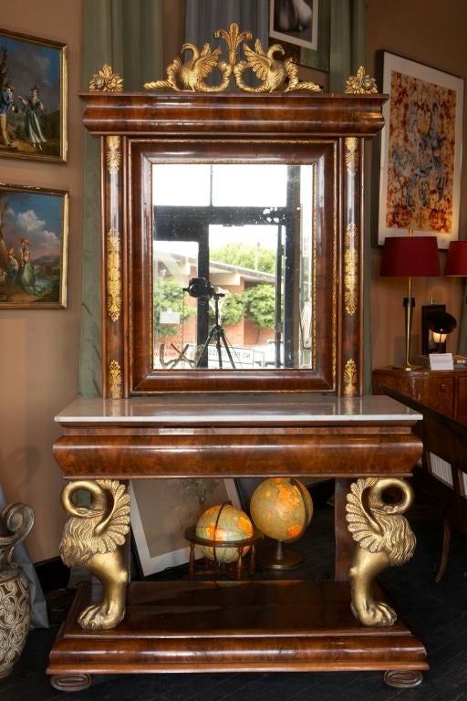 Irish Console and Mirror
