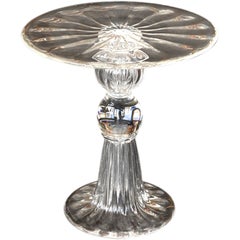 Hand Blown Glass Side Table