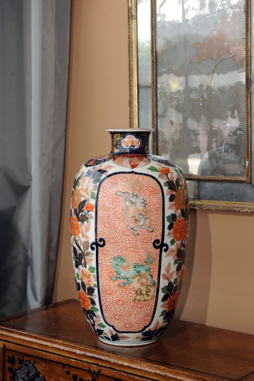 Monumental  Japanese Imari Vase